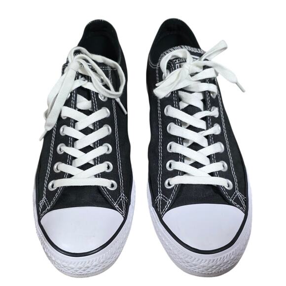 Converse Chuck Taylor All Star Low Mens Shoes Size 10 US Men, Black/White - Picture 1 of 7